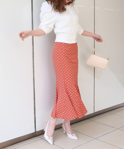 ROYAL PARTY(ロイヤルパーティー)の「【ZOZO限定】マーメイドスカート(スカート・レディース・オレンジ/ブラック/オフホワイト/グリーン/モカ・FREE)」の18枚目の写真