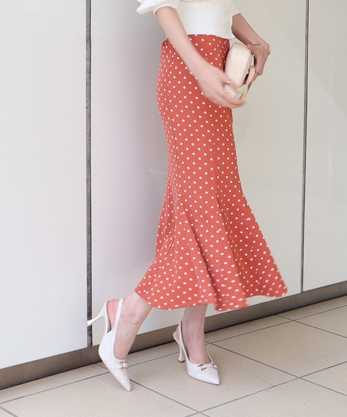 ROYAL PARTY(ロイヤルパーティー)の「【ZOZO限定】マーメイドスカート(スカート・レディース・オレンジ/ブラック/オフホワイト/グリーン/モカ・FREE)」の19枚目の写真