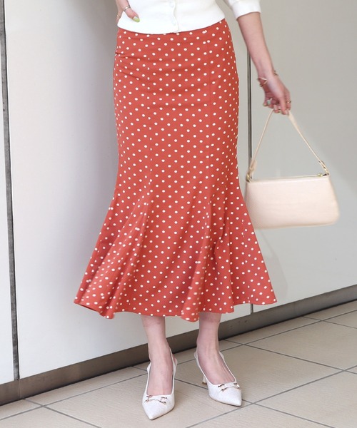 ROYAL PARTY(ロイヤルパーティー)の「【ZOZO限定】マーメイドスカート(スカート・レディース・オレンジ/ブラック/オフホワイト/グリーン/モカ・FREE)」の20枚目の写真