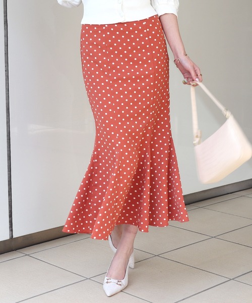 ROYAL PARTY(ロイヤルパーティー)の「【ZOZO限定】マーメイドスカート(スカート・レディース・オレンジ/ブラック/オフホワイト/グリーン/モカ・FREE)」の16枚目の写真