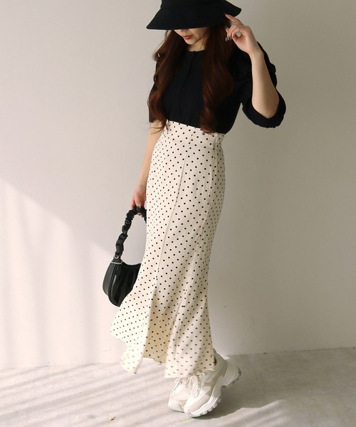 ROYAL PARTY(ロイヤルパーティー)の「【ZOZO限定】マーメイドスカート(スカート・レディース・オレンジ/ブラック/オフホワイト/グリーン/モカ・FREE)」の13枚目の写真