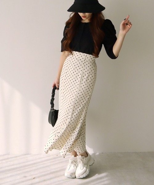 ROYAL PARTY(ロイヤルパーティー)の「【ZOZO限定】マーメイドスカート(スカート・レディース・オレンジ/ブラック/オフホワイト/グリーン/モカ・FREE)」の15枚目の写真