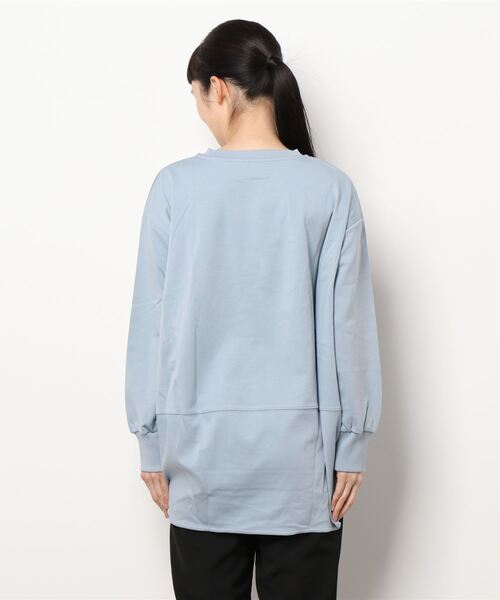 PUAL CE CIN（ピュアルセシン）の「SORONA　コクーンBIGプルオーバー（Tシャツ/カットソー・レディース・オフホワイト/ベージュ/サックスブルー/チャコールグレー・FREE）」の13枚目の写真