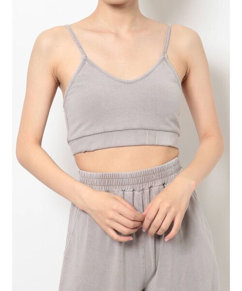 GYDA（ジェイダ）の「【セットアップ着用可】PROCESSINGクロスビスチェ（キャミソール・レディース・チャコールグレー/ベージュ/ネイビー・FREE）」の18枚目の写真
