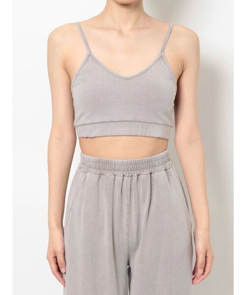 GYDA（ジェイダ）の「【セットアップ着用可】PROCESSINGクロスビスチェ（キャミソール・レディース・チャコールグレー/ベージュ/ネイビー・FREE）」の19枚目の写真