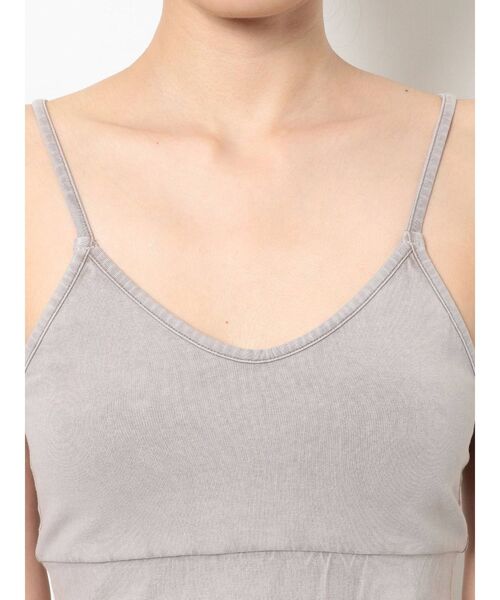 GYDA（ジェイダ）の「【セットアップ着用可】PROCESSINGクロスビスチェ（キャミソール・レディース・チャコールグレー/ベージュ/ネイビー・FREE）」の22枚目の写真