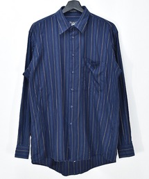【ヴィンテージ古着】90's Burberry/バーバリー ストライプ柄 ロングスリーブシャツ USA製