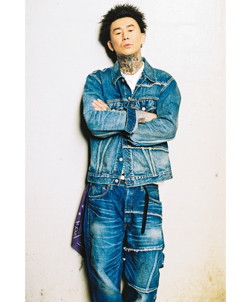 FULLCOUNT(フルカウント)の「MYne マイン / FC Switing Denim PT フルカウントコラボレーションスウィッチングデニムパンツ ヴィンテージ リメイク / G08FC102(デニムパンツ・メンズ・インディゴブルー・MEDIUM/LARGE)」の5枚目の写真