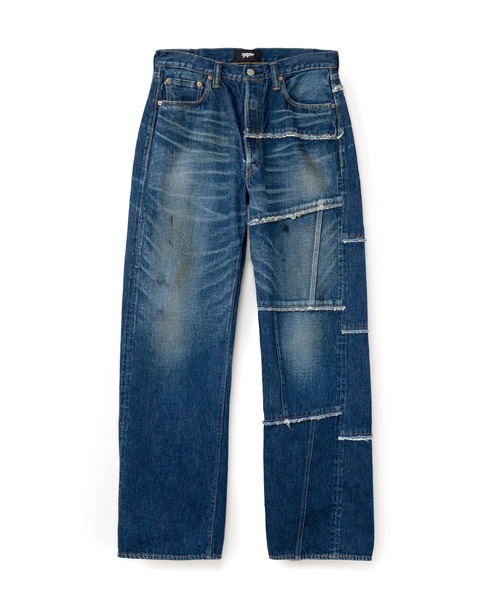 FULLCOUNT(フルカウント)の「MYne マイン / FC Switing Denim PT フルカウントコラボレーションスウィッチングデニムパンツ ヴィンテージ リメイク / G08FC102(デニムパンツ・メンズ・インディゴブルー・MEDIUM/LARGE)」の2枚目の写真