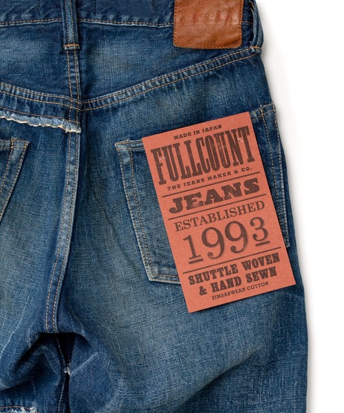 FULLCOUNT(フルカウント)の「MYne マイン / FC Switing Denim PT フルカウントコラボレーションスウィッチングデニムパンツ ヴィンテージ リメイク / G08FC102(デニムパンツ・メンズ・インディゴブルー・MEDIUM/LARGE)」の4枚目の写真