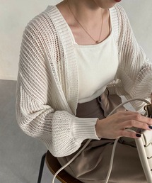 CAPRICIEUX LE'MAGE | 〈セットアイテム〉メッシュボレロキャミSET(ニット/セーター)