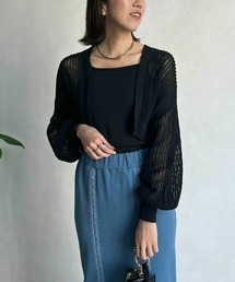 CAPRICIEUX LE'MAGE | 〈セットアイテム〉メッシュボレロキャミSET(ニット/セーター)