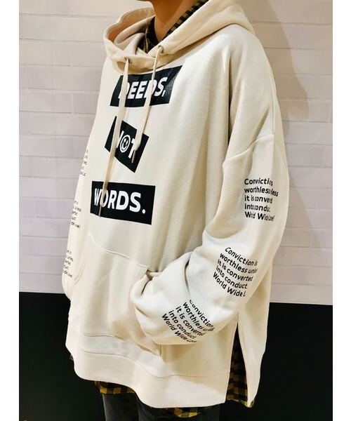 ブランド古着 プルオーバーパーカー パーカー World Wide Love ワールドワイドラブ のファッション通販 Zozoused