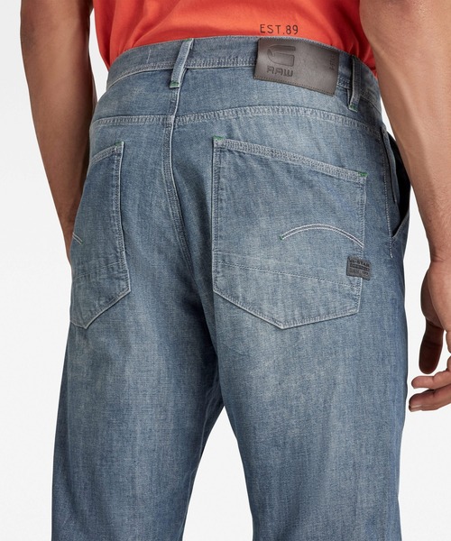 G-STAR(ジースター)の「GRIP 3D RELAXED TAPERED JEANS/リラックス/テーパード(デニムパンツ・メンズ・インディゴブルー・28/30/29/30/30/30/31/30/32/30/33/30/34/30)」の3枚目の写真