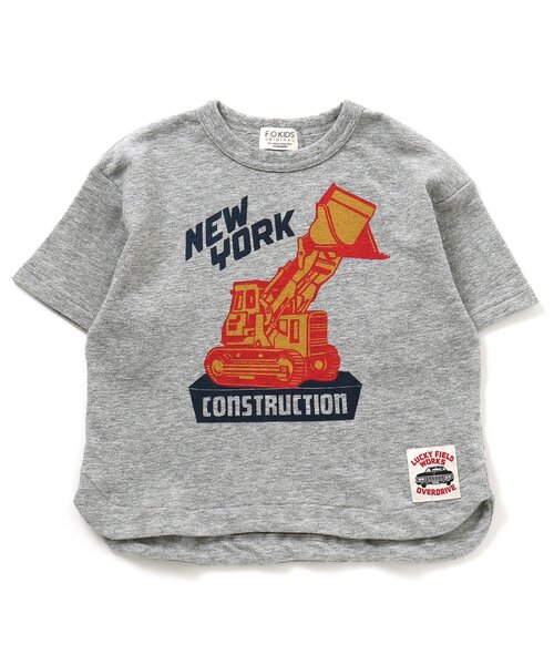 F.O.KIDS(エフオーキッズ)の「はたらくくるまTシャツ(Tシャツ/カットソー・キッズ・オフホワイト/グリーン/グレー・110/130/90/120/95/100/80/140)」の9枚目の写真