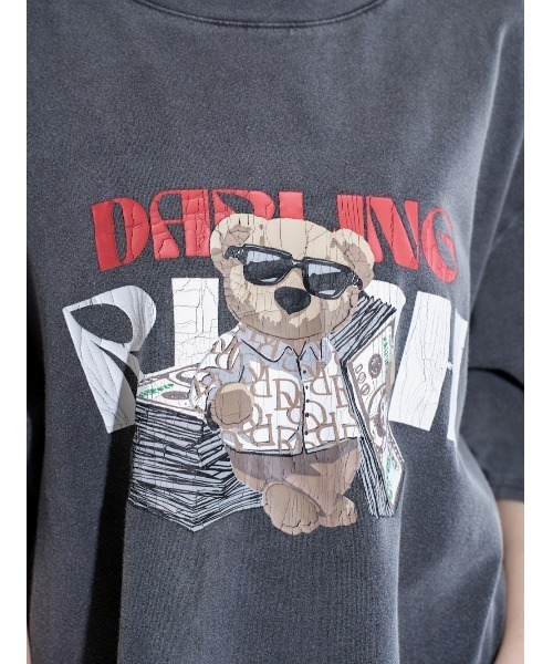 darich ダーリッチ　イラストDベアTシャツ ダーリッチ Darich イラストDベアTシャツ （グレー