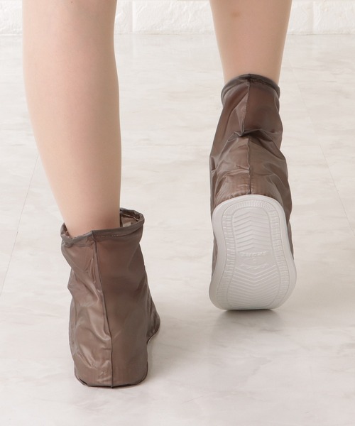 Lace Ladies(レースレディース)の「コンパクト防水レインシューズカバー(シューズ小物/雑貨・レディース・ブラウン/ホワイト・XL/M/S/L)」の17枚目の写真