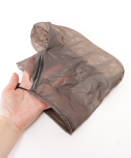 Lace Ladies(レースレディース)の「コンパクト防水レインシューズカバー(シューズ小物/雑貨・レディース・ブラウン/ホワイト・XL/M/S/L)」の22枚目の写真