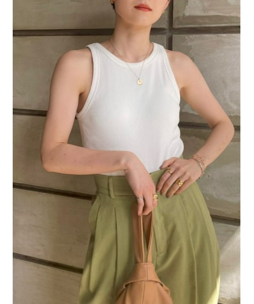 AMERIxMILLERコラボのタンクトップとスカートのセットドレス Ameri（アメリ）の「AMERI×MILLER SET UP DRESS（ワンピース