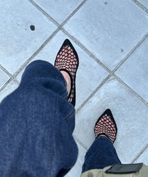 chuclla | ポインテッド フラットメッシュシューズ chs22s005(パンプス)