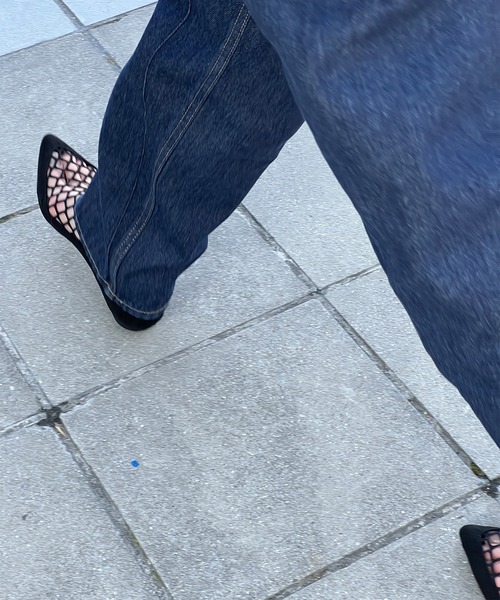 chuclla（チュクラ）の「ポインテッド フラットメッシュシューズ chs22s005（パンプス・レディース・ブラック・39/36/38/37/40）」の13枚目の写真