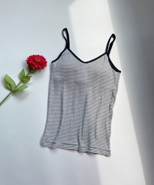 JUGLANS(ユグランス)の「☆ 【Miller】Cup Cami RM211-247(キャミソール・レディース・パープル/ネイビー/ブラウン/グレー/レッド/オフホワイト/ピンク/ライム/ミント/グリーン系1/グリーン系2/ブルー系1/ブルー系2/オレンジ系1/オレンジ系2・FREE)」の8枚目の写真