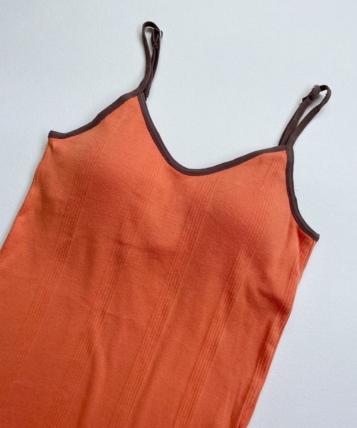 JUGLANS(ユグランス)の「☆ 【Miller】Cup Cami RM211-247(キャミソール・レディース・パープル/ネイビー/ブラウン/グレー/レッド/オフホワイト/ピンク/ライム/ミント/グリーン系1/グリーン系2/ブルー系1/ブルー系2/オレンジ系1/オレンジ系2・FREE)」の21枚目の写真