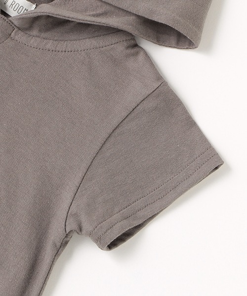 b・ROOM（ビールーム）の「がおー！恐竜ロンパース（ロンパース・キッズ・ブルーグレー/ベージュ/チャコール・70cm/80ｃｍ）」の4枚目の写真