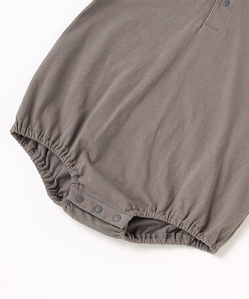 b・ROOM（ビールーム）の「がおー！恐竜ロンパース（ロンパース・キッズ・ブルーグレー/ベージュ/チャコール・70cm/80ｃｍ）」の6枚目の写真