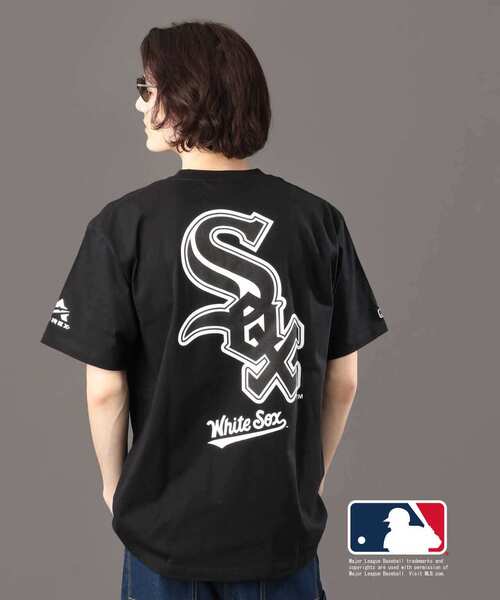 【値下げ】MLB ホワイトソックス　ゲームTシャツ　ユニフォーム 長袖L MLB - 【LL】MLB公式 ホワイトソックス ビッグシルエット長袖T