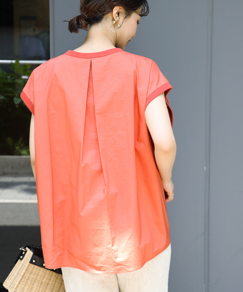 B.C STOCK(ベーセーストック)の「リングジャガードカットプルオーバー(Tシャツ/カットソー・レディース・ホワイト/ブラック/レッド・FREE)」の18枚目の写真