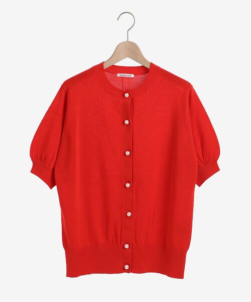 le.coeur blanc（ルクールブラン）の「パールボタンコットンクルーカーディガン（ニット/セーター・レディース・ブラック/レッド/ホワイト系その他/オフホワイト・38）」の21枚目の写真