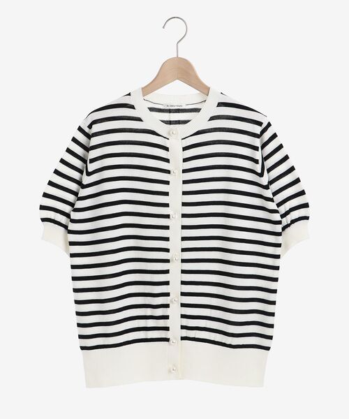 le.coeur blanc（ルクールブラン）の「パールボタンコットンクルーカーディガン（ニット/セーター・レディース・ブラック/レッド/ホワイト系その他/オフホワイト・38）」の10枚目の写真