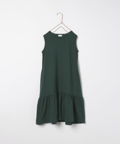 LOWRYS FARM(ローリーズファーム)の「USAスソキリカエノースリーブワンピース 279463(ワンピース・キッズ・パープル/ブラウン/グリーン/イエロー/ブラック・110cm/120cm/130cm/140cm/150cm)」の1枚目の写真