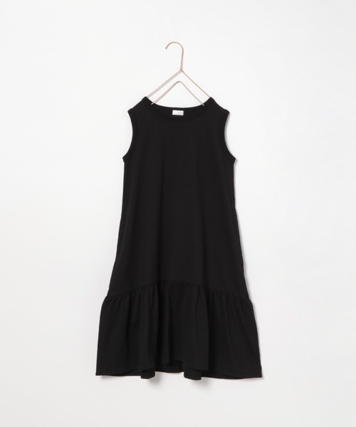 LOWRYS FARM(ローリーズファーム)の「USAスソキリカエノースリーブワンピース 279463(ワンピース・キッズ・パープル/ブラウン/グリーン/イエロー/ブラック・110cm/120cm/130cm/140cm/150cm)」の2枚目の写真