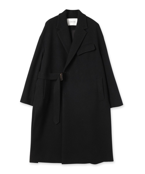 CULLNI（クルニ）の「22-AW-032 / Lamb Wool Melton Tie Locken Coat