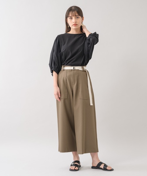 ROSIEE（ロージー）の「ROSIEE バックレースシアースリーブブラウス（シャツ/ブラウス・レディース・ブラック/ホワイト・FREE）」の12枚目の写真