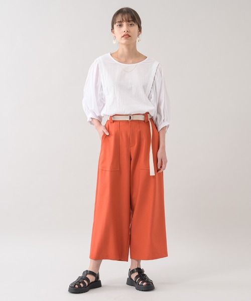 ROSIEE（ロージー）の「ROSIEE バックレースシアースリーブブラウス（シャツ/ブラウス・レディース・ブラック/ホワイト・FREE）」の21枚目の写真