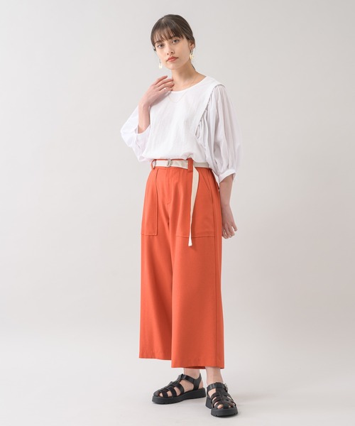 ROSIEE（ロージー）の「ROSIEE バックレースシアースリーブブラウス（シャツ/ブラウス・レディース・ブラック/ホワイト・FREE）」の7枚目の写真