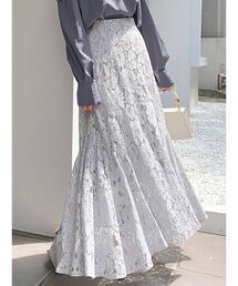 dazzlin | カラーレースセミマーメイドスカート(スカート)