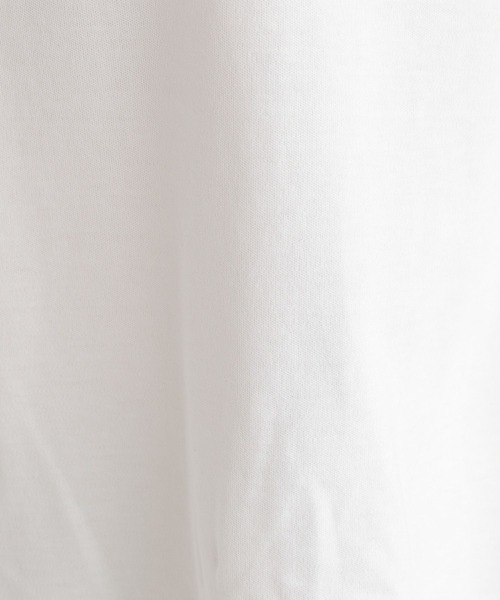 Andemiu（アンデミュウ）の「シルケットスムースカットソー348140（Tシャツ/カットソー・レディース・ホワイト/ブルー/ブラック/パープル・FREE）」の18枚目の写真