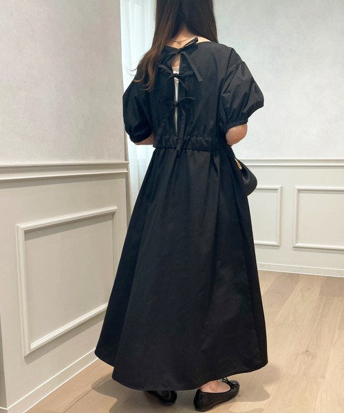apres jour(アプレジュール)の「パフスリーブワンピース【ZOZOTOWN限定アイテム】(ワンピース・レディース・ブラック/オフホワイト/ライトイエロー・フリー/X-LARGE)」の21枚目の写真