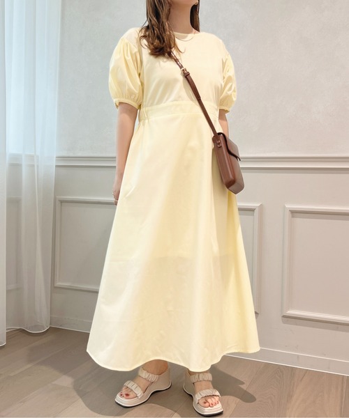 セール】パフスリーブワンピース【ZOZOTOWN限定アイテム】（ワンピース