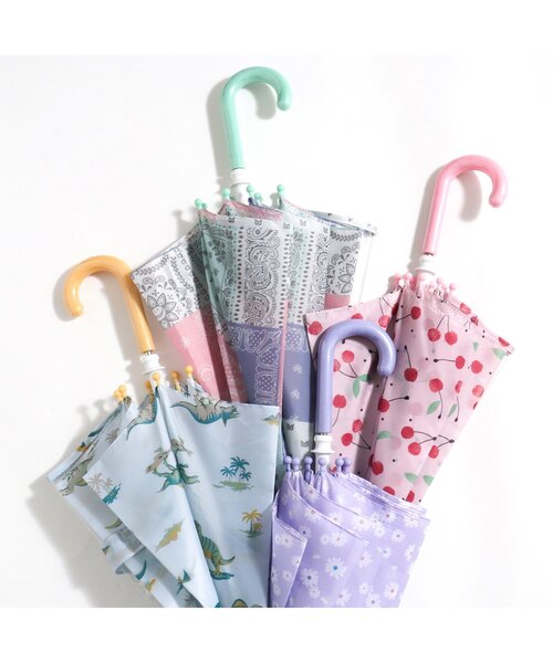BREEZE（ブリーズ）の「4色4柄アンブレラ（長傘・キッズ・ピンク/レインボー/ラベンダー/サックスブルー・X-SMALL/SMALL/MEDIUM）」の5枚目の写真