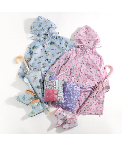 BREEZE（ブリーズ）の「4色4柄アンブレラ（長傘・キッズ・ピンク/レインボー/ラベンダー/サックスブルー・X-SMALL/SMALL/MEDIUM）」の6枚目の写真