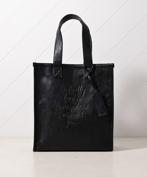 Actually(アクチュアリー)の「ウォッシャブル トートバッグ 手洗い可能(ハンドバッグ・レディース・ブラック/シルバー・フリー)」の21枚目の写真