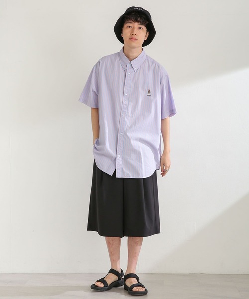 SENSE OF PLACE by URBAN RESEARCH(センスオブプレイスバイアーバンリサーチ)の「『別注』テディベアストライプシャツ B(シャツ/ブラウス・メンズ・オレンジ/ブルー・MEDIUM/LARGE)」の17枚目の写真