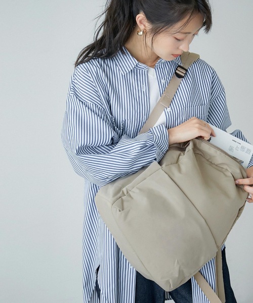 Fashion Letter（ファッションレター）の「9ポケットリュックサック（バックパック/リュック・レディース・ブラック/ベージュ/グレー/ブルー・FREE）」の16枚目の写真