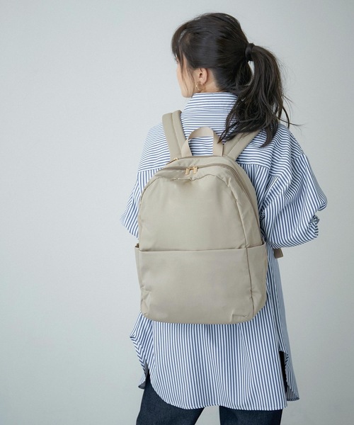 Fashion Letter（ファッションレター）の「9ポケットリュックサック（バックパック/リュック・レディース・ブラック/ベージュ/グレー/ブルー・FREE）」の17枚目の写真