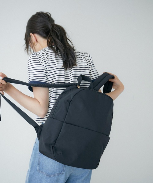 Fashion Letter（ファッションレター）の「9ポケットリュックサック（バックパック/リュック・レディース・ブラック/ベージュ/グレー/ブルー・FREE）」の20枚目の写真